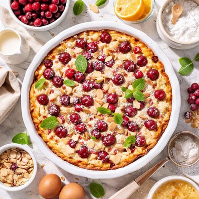 Image of Cranberry Clafouti