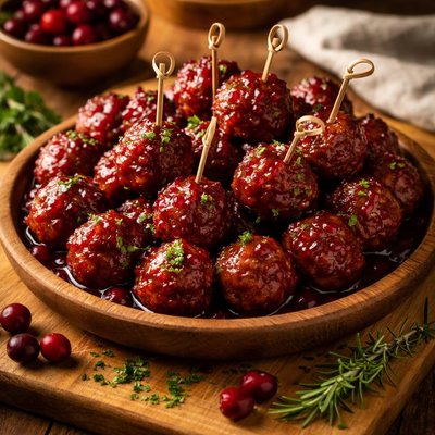 Image of Cranberry Cocktail Meatballs