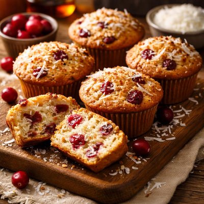 Image of Cranberry Coconut Muffins
