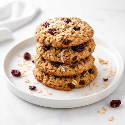 Image of Cranberry Coconut Oatmeal Cookies