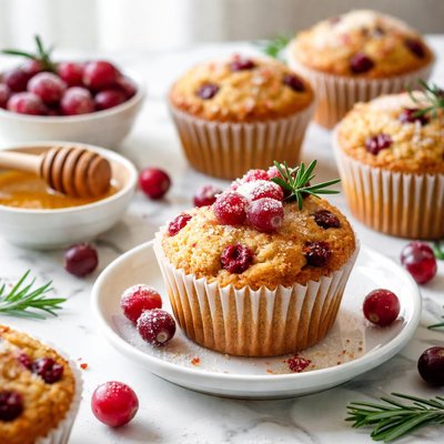 Image of Cranberry Cornmeal Muffins