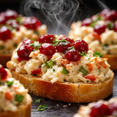 Image of Cranberry Crab Meat and Cream Cheese Appetizers