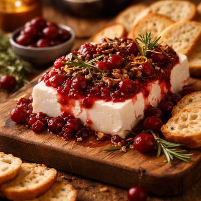 Image of Cranberry Cream Cheese Appetizer