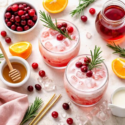 Image of Cranberry Cream Mocktail