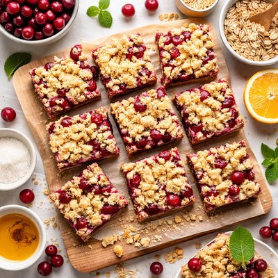 Image of Cranberry Crumble Bars