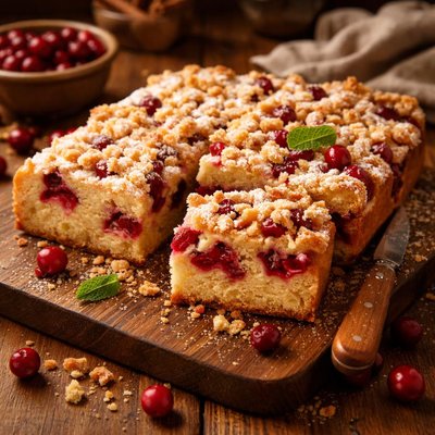 Image of Cranberry Crumble Cake