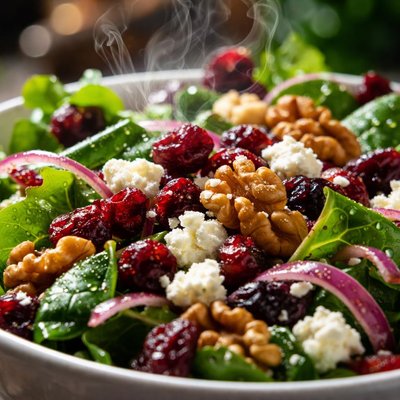 Image of Cranberry Feta and Walnut Salad
