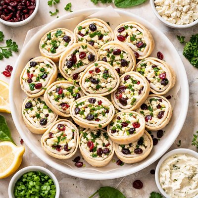 Image of Cranberry Feta Pinwheels