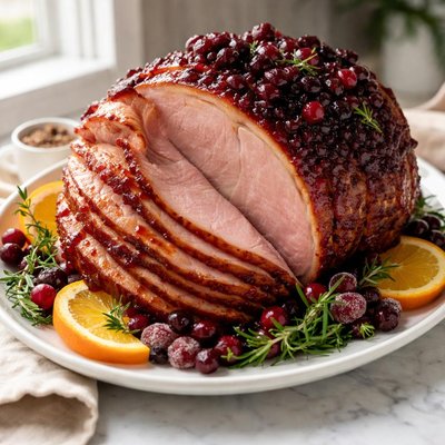 Image of Cranberry Glazed Ham