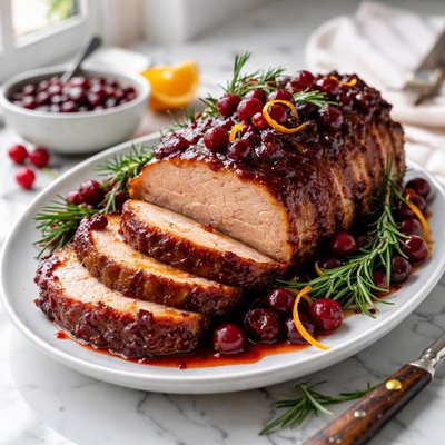 Image of Cranberry Glazed Pork Loin