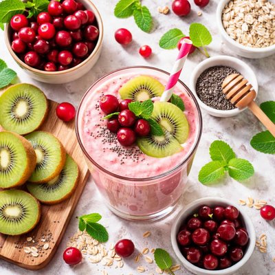 Image of Cranberry Kiwi Smoothie