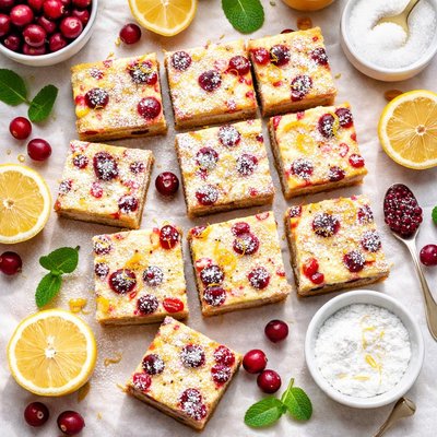 Image of Cranberry Lemon Squares