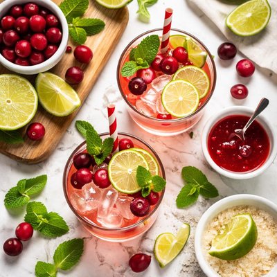 Image of Cranberry Lime Ricky