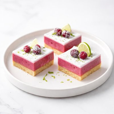 Image of Cranberry Lime Squares