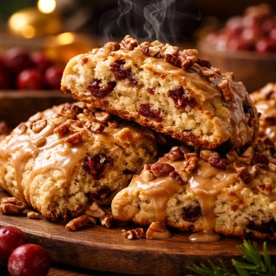 Image of Cranberry Maple Nut Scones