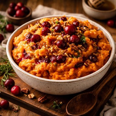 Image of Cranberry Mashed Sweet Potatoes