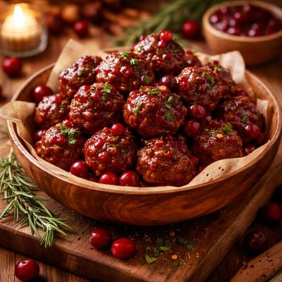 Image of Cranberry Meatballs a La Alma