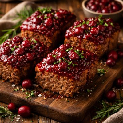 Image of Cranberry Meatloaves
