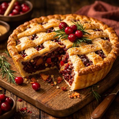Image of Cranberry Mincemeat Pie