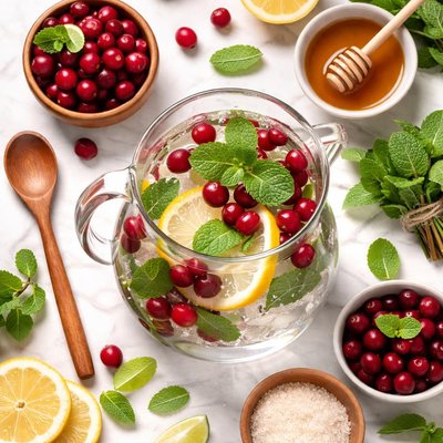 Image of Cranberry Mint Infusion