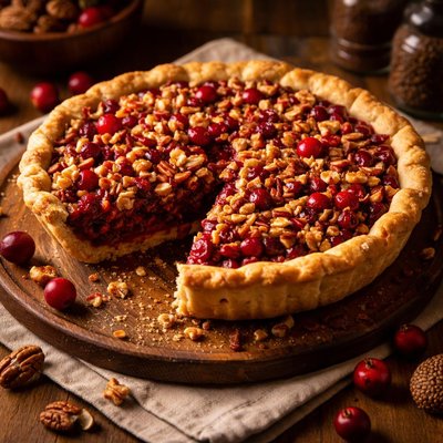 Image of Cranberry Nut Pie