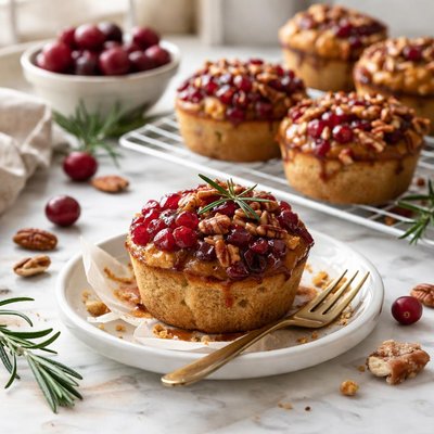 Image of Cranberry Nut Upside Down Muffins