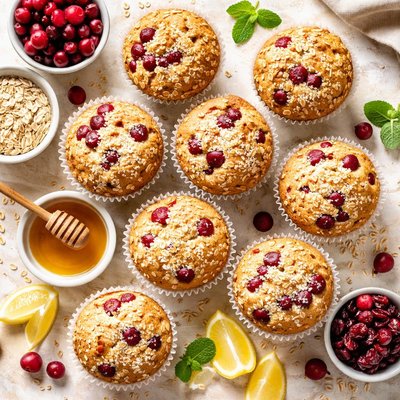 Image of Cranberry Oat Muffins