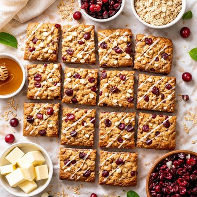 Image of Cranberry Oatmeal Bar Cookies