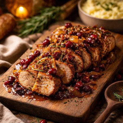 Image of Cranberry Onion Pork