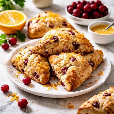 Image of Cranberry Orange Buttermilk Scones