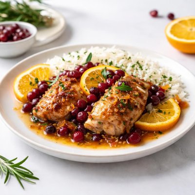 Image of Cranberry Orange Chicken Crock Pot