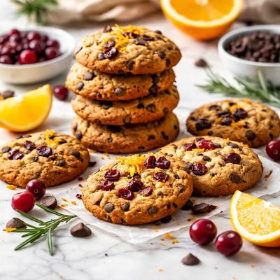 Image of Cranberry Orange Chocolate Chip Cookies