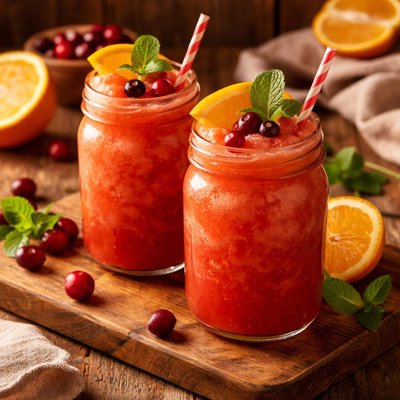 Image of Cranberry Orange Juice Slushee
