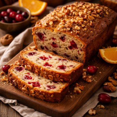 Image of Cranberry Orange Nut Bread