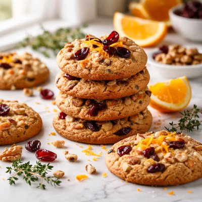Image of Cranberry Orange Nut Cookies