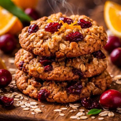 Image of Cranberry Orange Oatmeal Cookies