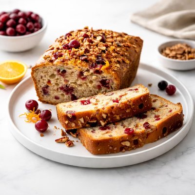 Image of Cranberry Orange Pecan Quick Bread