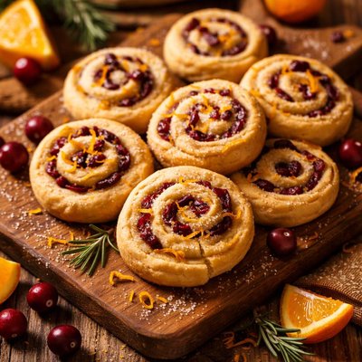 Image of Cranberry Orange Pinwheels