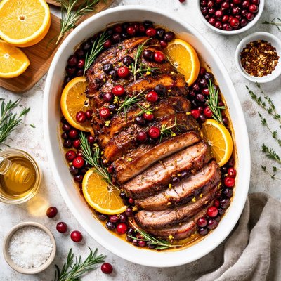 Image of Cranberry Orange Pork Roast