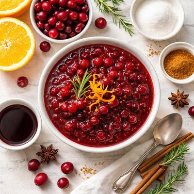 Image of Cranberry Orange Port Sauce