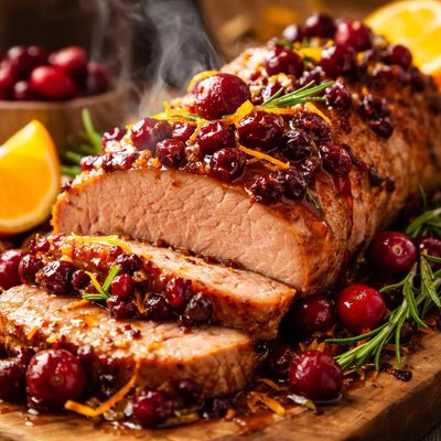 Image of Cranberry Orange Roast Pork Tenderloin