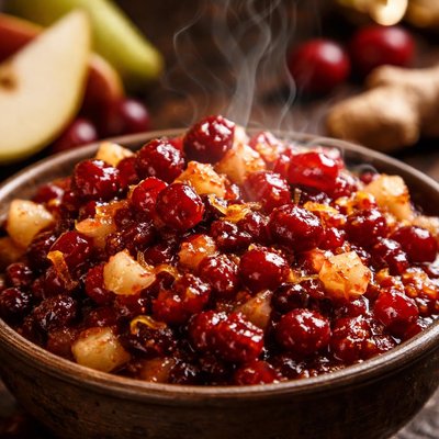 Image of Cranberry Pear and Ginger Relish
