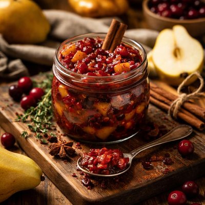 Image of Cranberry Pear Chutney