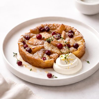 Image of Cranberry Pear Clafouti