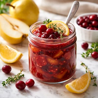 Image of Cranberry Pear Lemon Jam