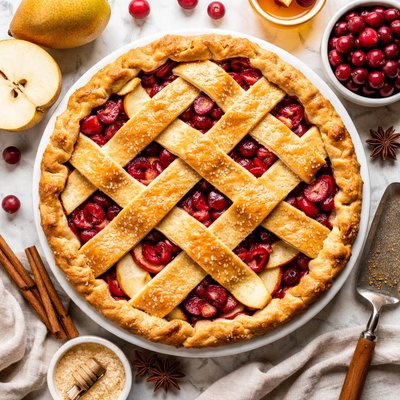 Image of Cranberry Pear Pie