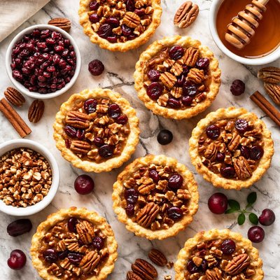 Image of Cranberry Pecan Butter Tarts