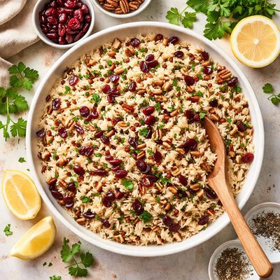 Image of Cranberry Pecan Rice Pilaf