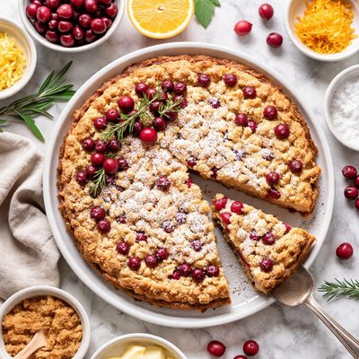 Image of Cranberry Pie Cake