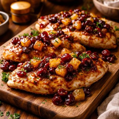 Image of Cranberry Pineapple Chicken Breasts